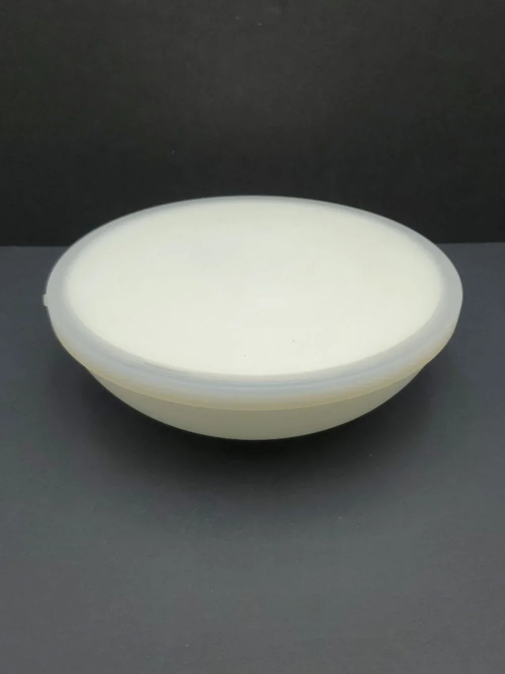 Corelle Winter Frost White Pasta Salad Meal Bowl with Plastic Holder and Cover